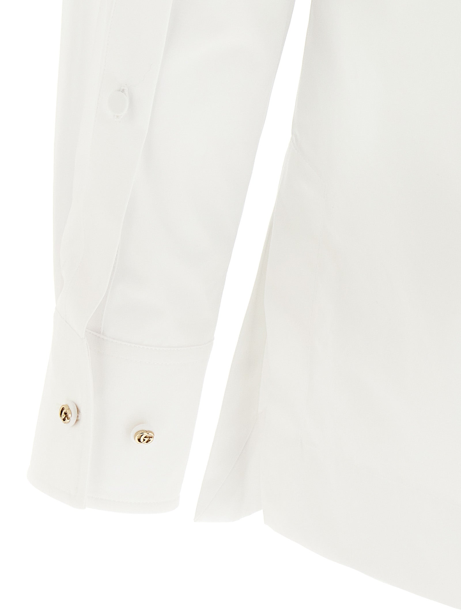 Gucci White Cotton Blouse Gucci