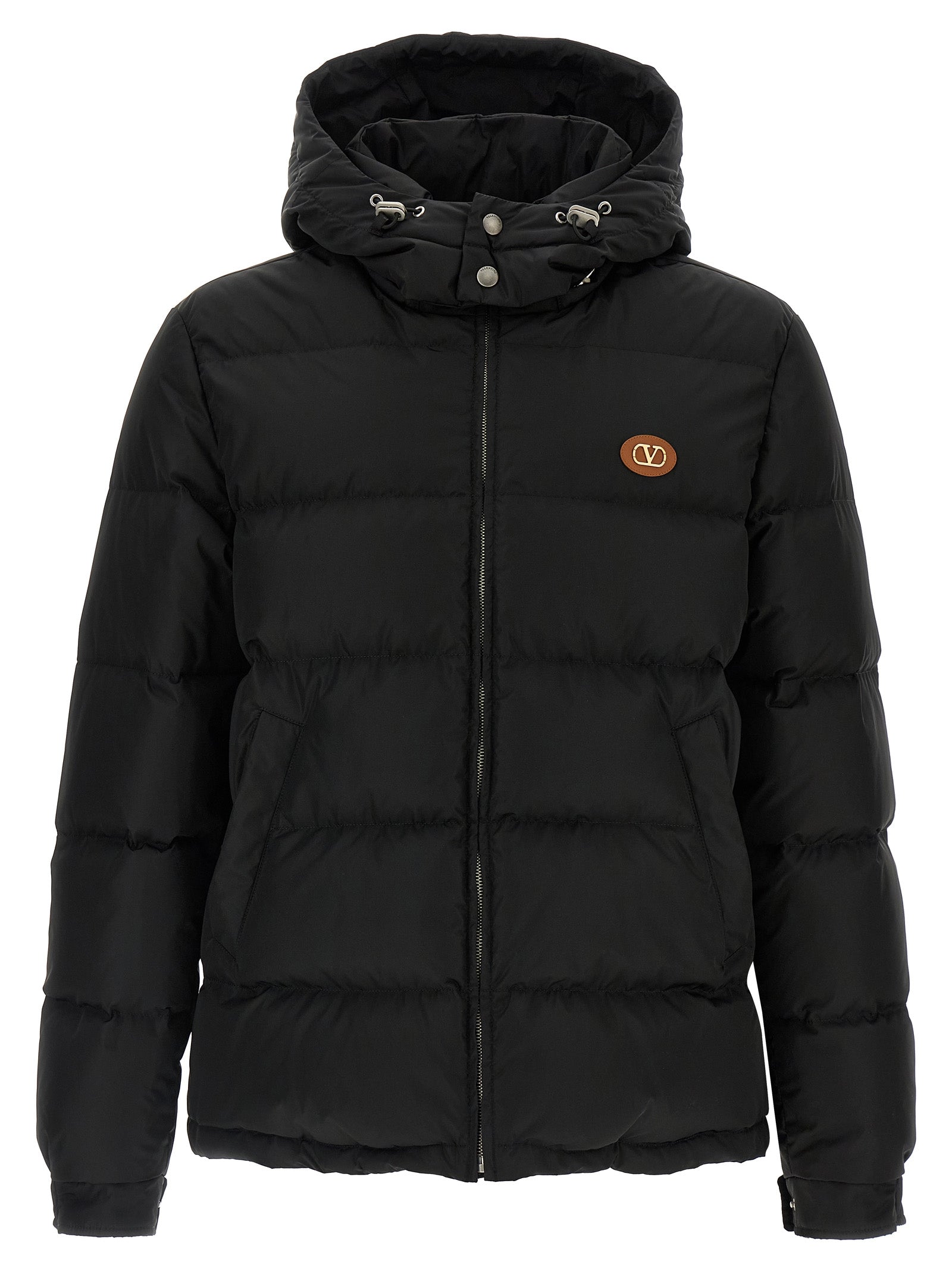 Valentino Garavani Black Polyamide Full-Length Jacket Valentino Garavani