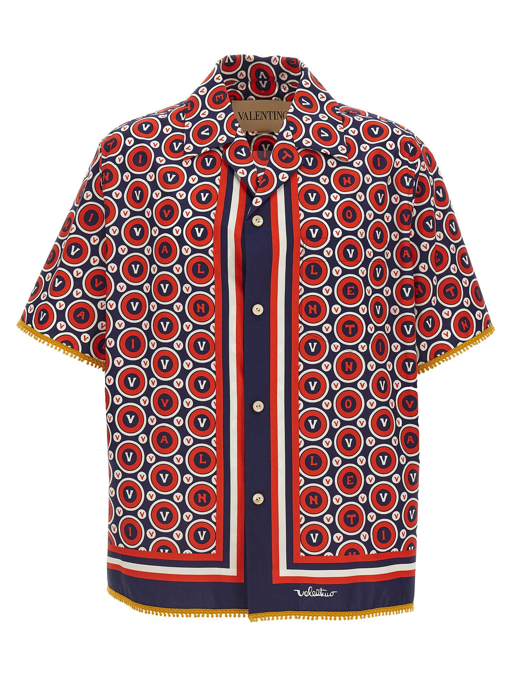 Valentino Garavani Multicolor Cotton Blouse Valentino Garavani