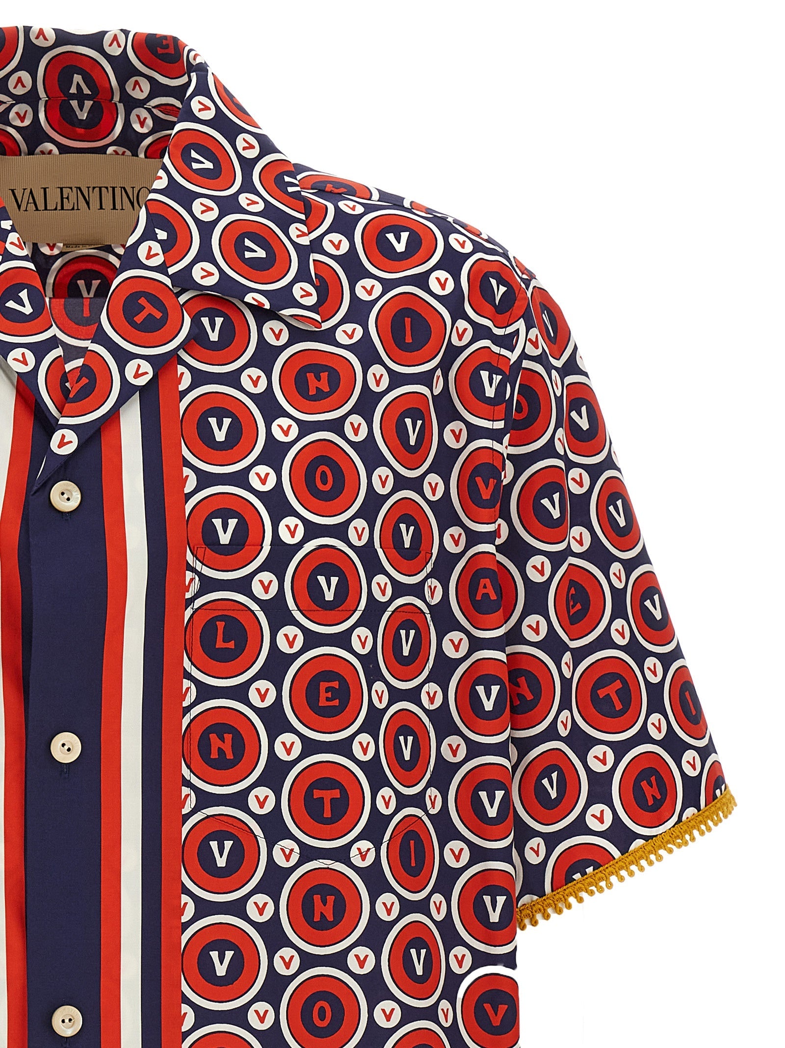Valentino Garavani Multicolor Cotton Blouse Valentino Garavani