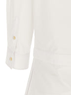 Gucci White Cotton Short Dress Gucci