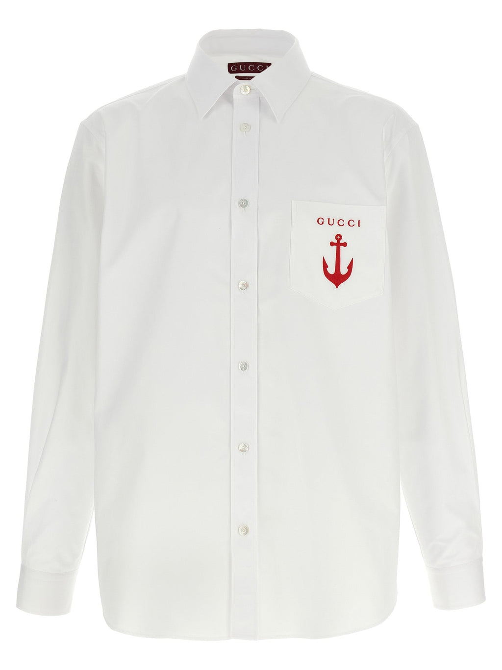 Gucci White Cotton Blouse Gucci