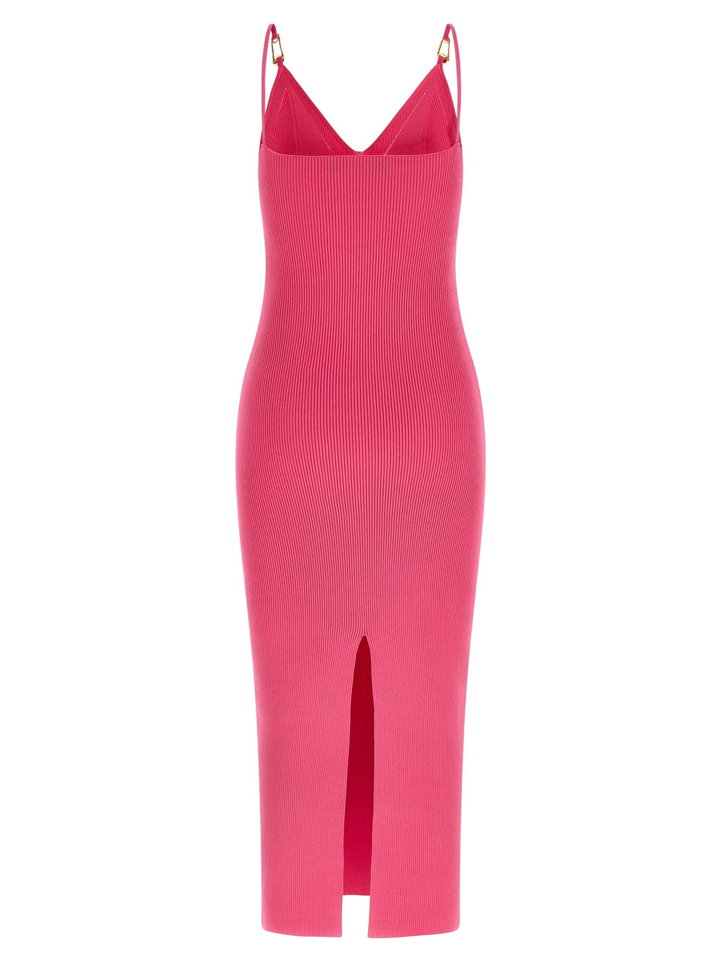 Versace Fuchsia Viscose Midi Dress Versace