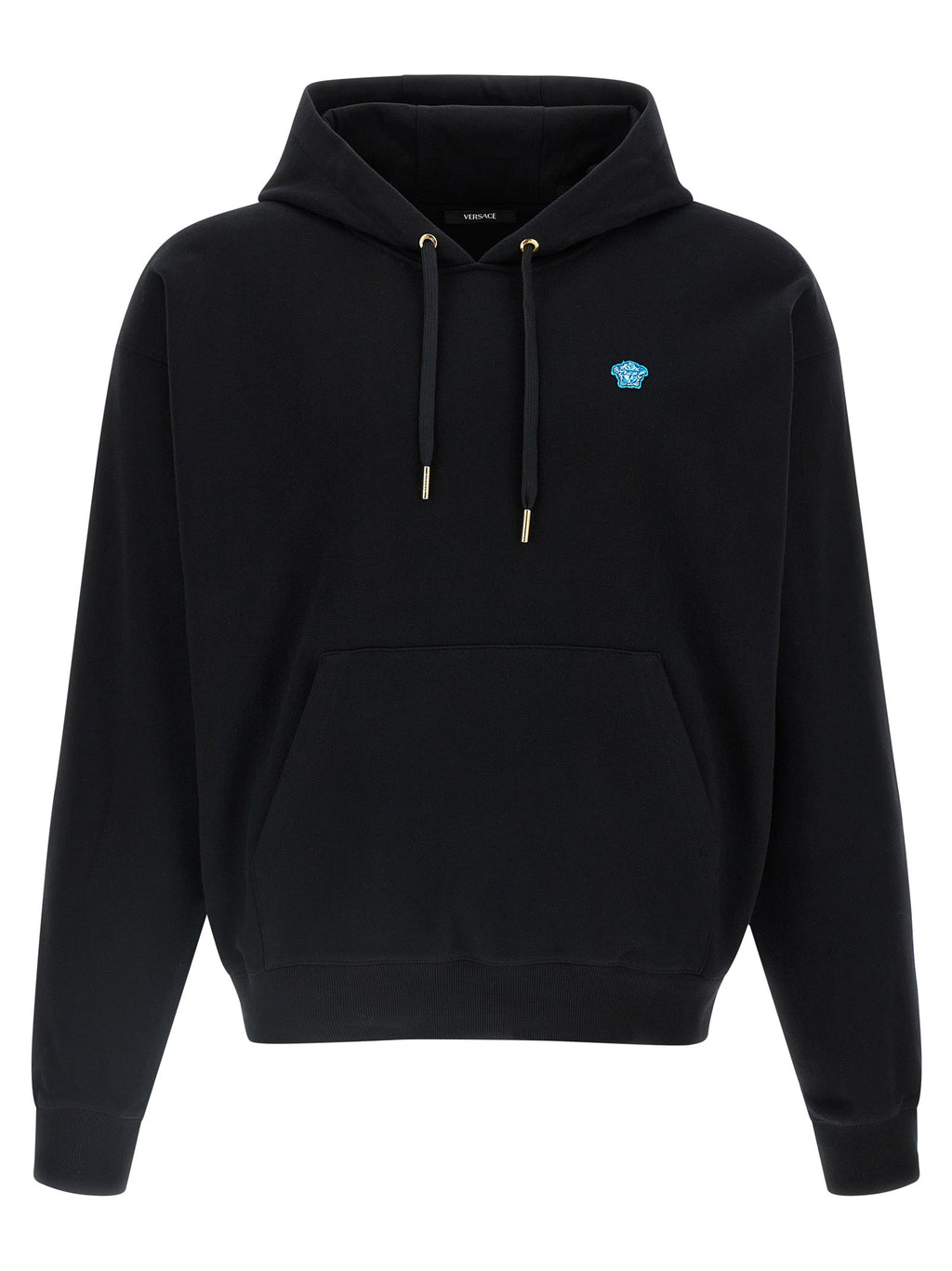 Versace Black Cotton Sweatshirt Versace