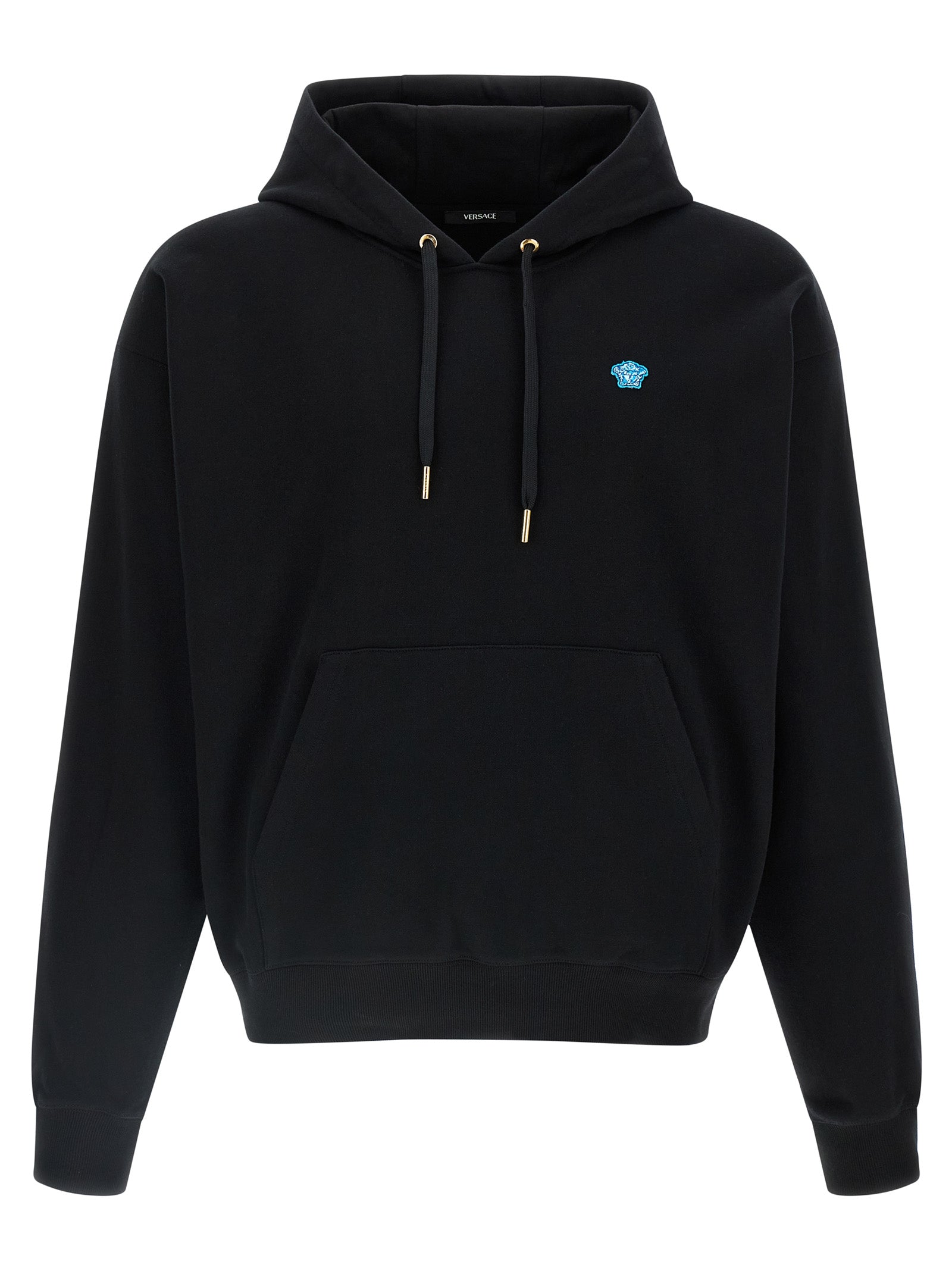 Versace Black Cotton Sweatshirt Versace
