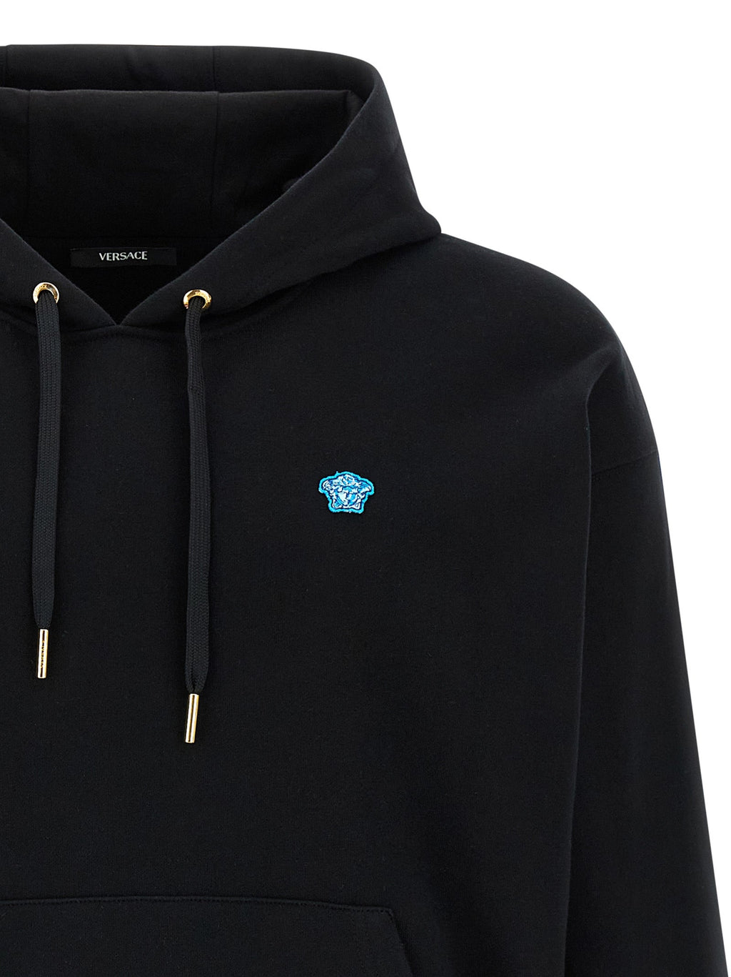 Versace Black Cotton Sweatshirt Versace