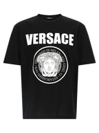 Versace Bicolor Cotton T-Shirt Versace