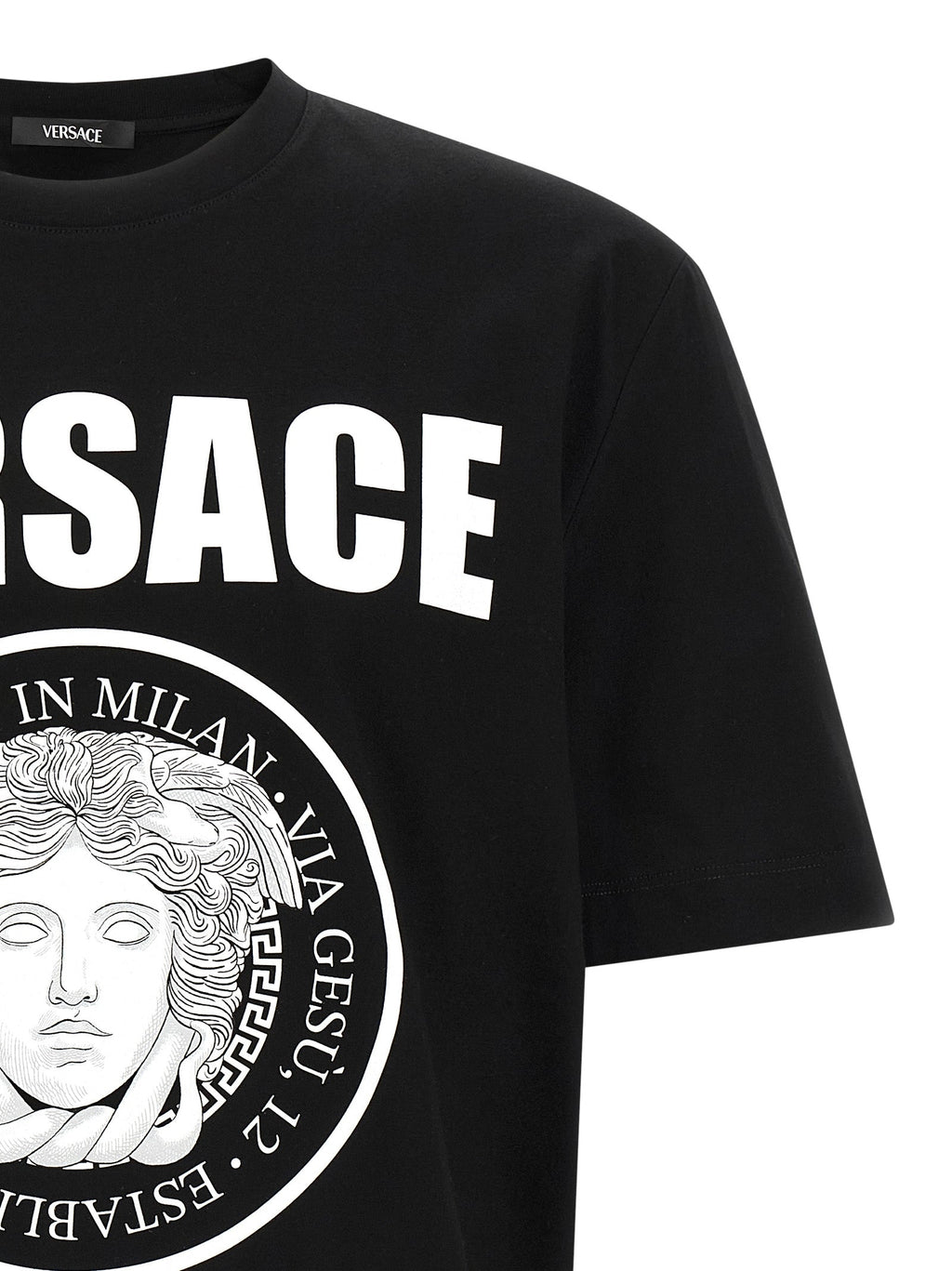 Versace Bicolor Cotton T-Shirt Versace