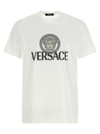 Versace Bicolor Cotton T-Shirt Versace