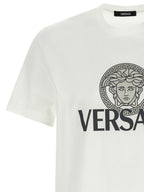 Versace Bicolor Cotton T-Shirt Versace