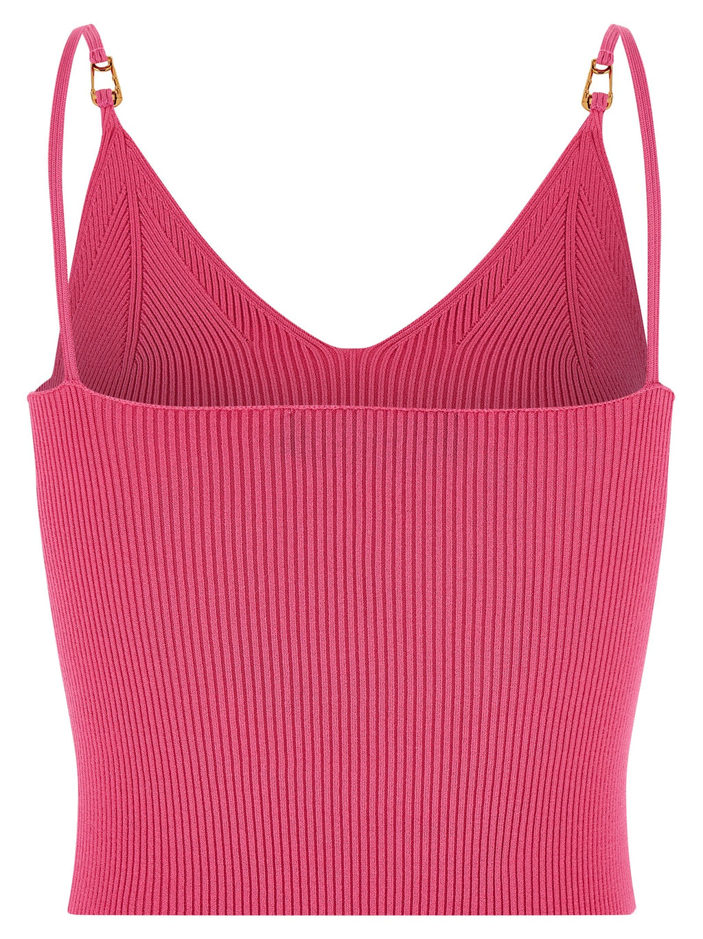 Versace Fuchsia Viscose Sleeveles T-Shirt Versace