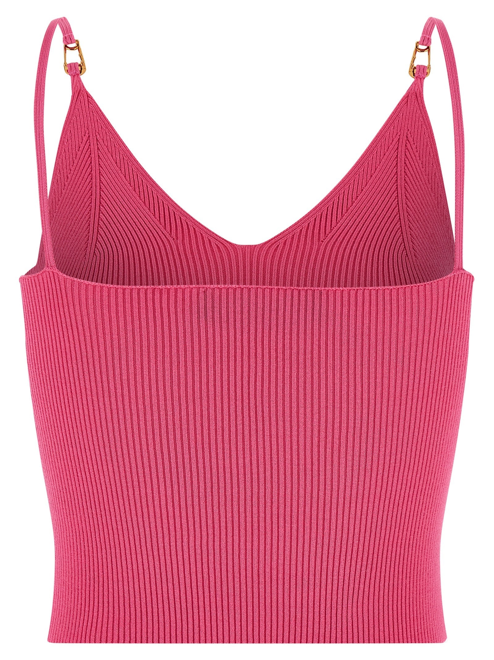 Versace Fuchsia Viscose Sleeveles T-Shirt Versace