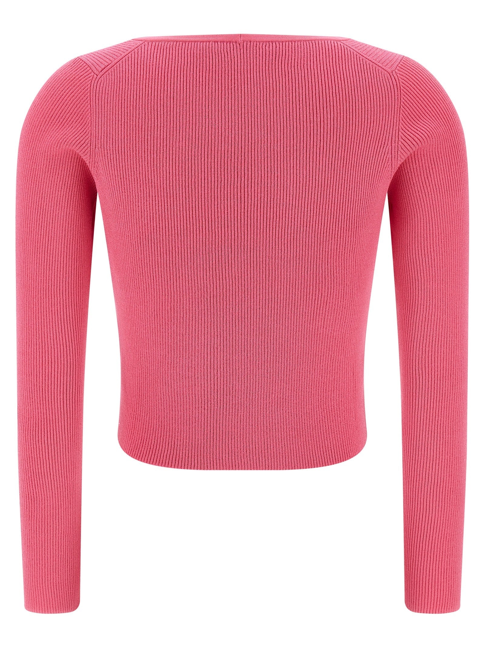 Versace Fuchsia Viscose Cardigan Versace