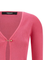 Versace Fuchsia Viscose Cardigan Versace