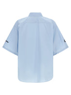 Balenciaga Blue Cotton Blouse Balenciaga