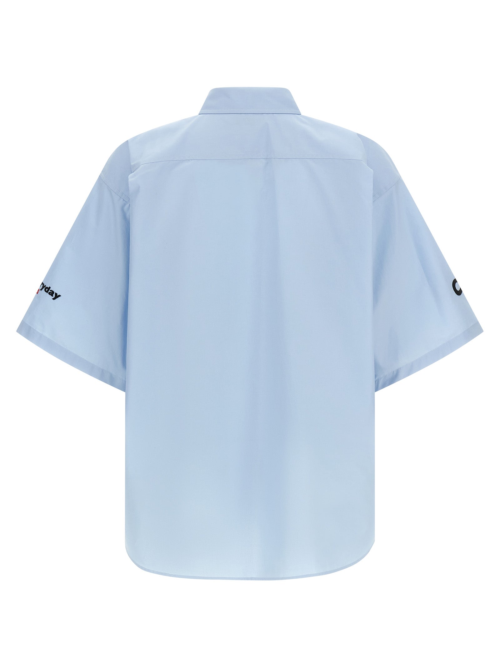 Balenciaga Blue Cotton Blouse Balenciaga