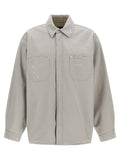 Balenciaga Gray Cotton Blouse Balenciaga
