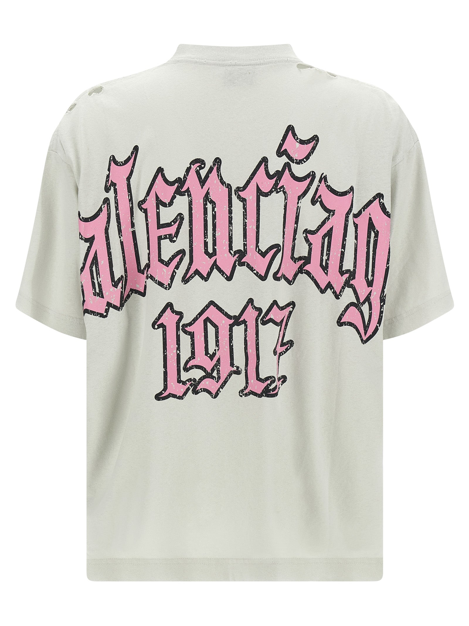 Balenciaga Beige Cotton T-Shirt Balenciaga