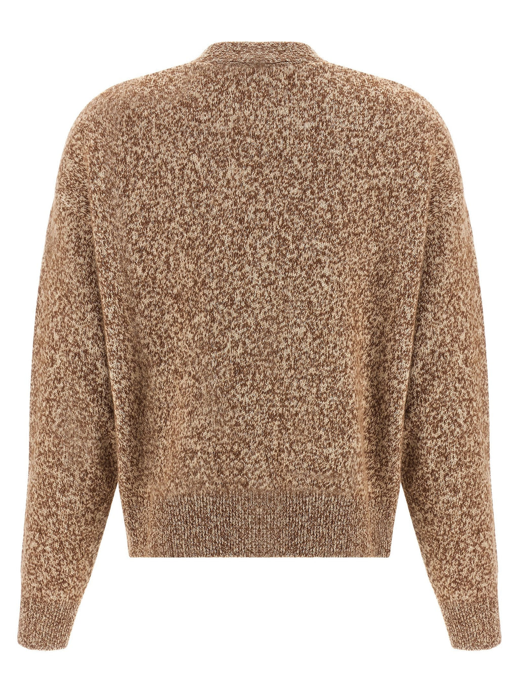 Versace Beige Virgin Wool Cardigan Versace