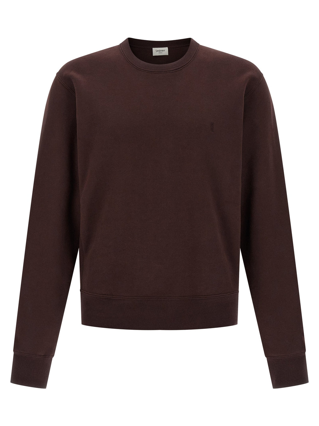 Saint Laurent Bordeaux Cotton Sweatshirt Saint Laurent