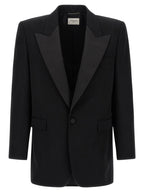 Saint Laurent Black Wool Blazer Saint Laurent