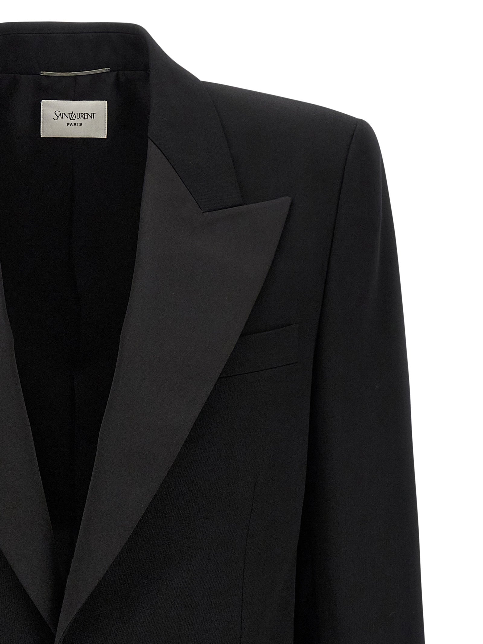 Saint Laurent Black Wool Blazer Saint Laurent
