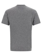 Fendi Gray Cotton T-Shirt Fendi