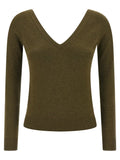 Saint Laurent Bicolor Cashmere Cardigan Saint Laurent