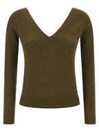 Saint Laurent Bicolor Cashmere Cardigan Saint Laurent