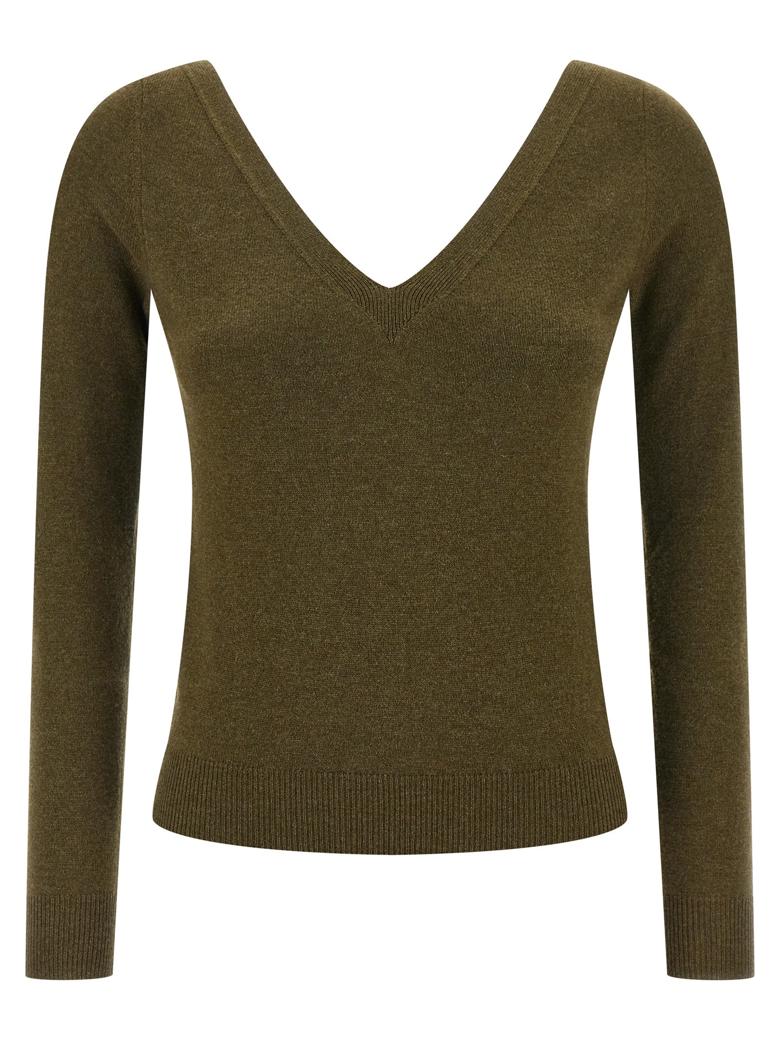 Saint Laurent Bicolor Cashmere Cardigan Saint Laurent