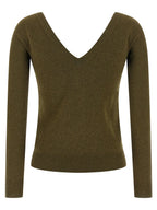 Saint Laurent Bicolor Cashmere Cardigan Saint Laurent