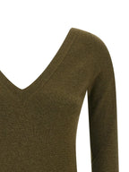 Saint Laurent Bicolor Cashmere Cardigan Saint Laurent