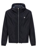 Fendi Blue Polyester Shell Jacket Fendi