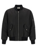 Saint Laurent Black Polyamide Bomber Saint Laurent