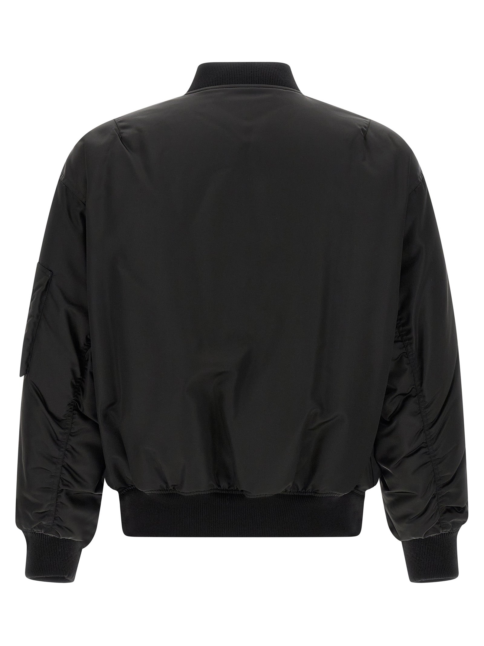 Saint Laurent Black Polyamide Bomber Saint Laurent