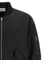 Saint Laurent Black Polyamide Bomber Saint Laurent