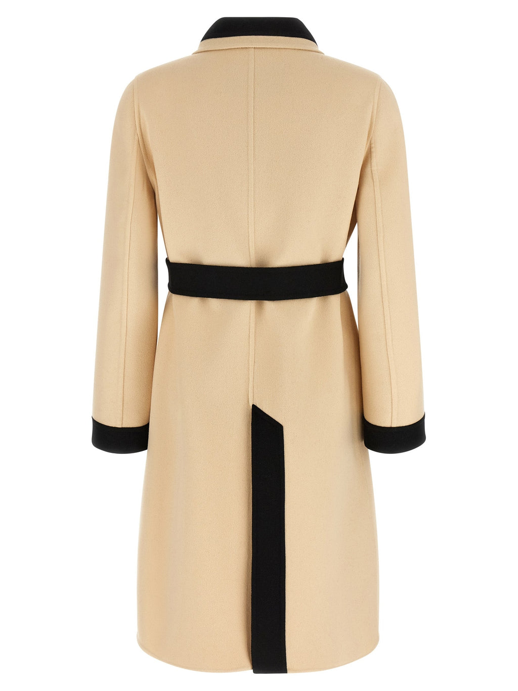 Valentino Garavani Bicolor Virgin Wool Coat Valentino Garavani