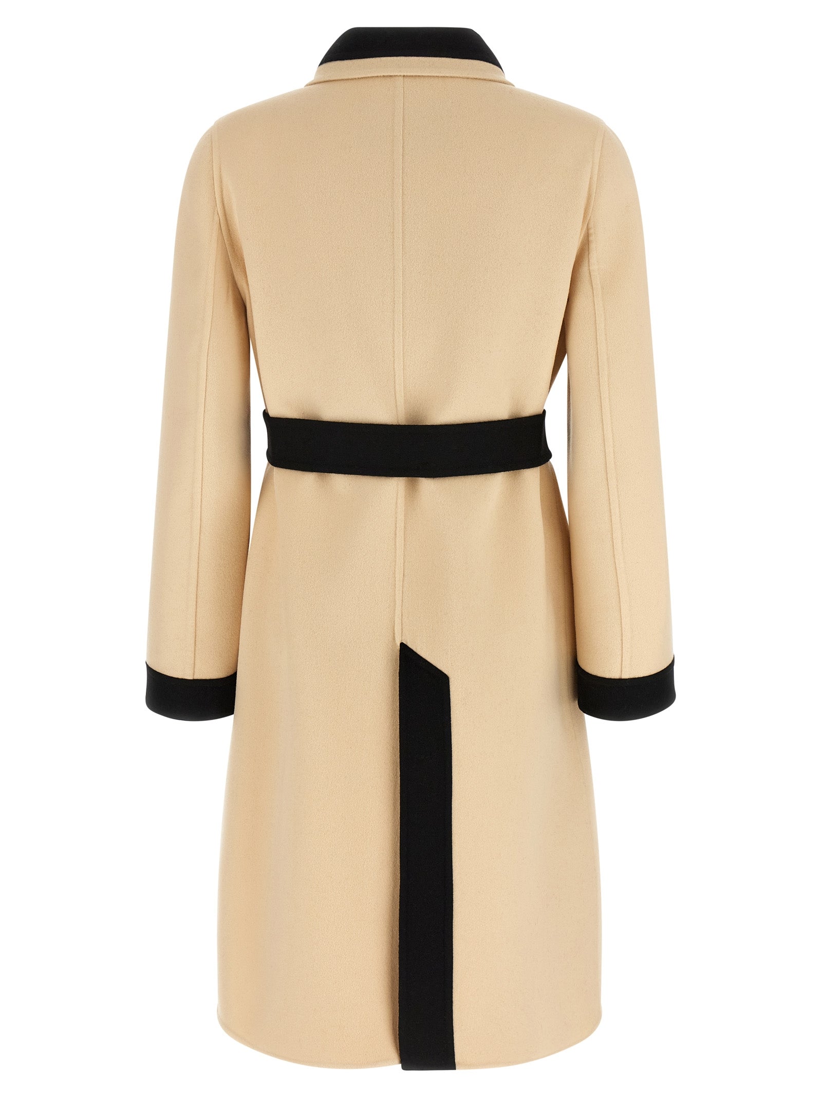 Valentino Garavani Bicolor Virgin Wool Coat Valentino Garavani