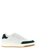Saint Laurent Bicolor Calfskin Low Top Sneakers Saint Laurent