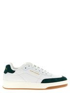 Saint Laurent Bicolor Calfskin Low Top Sneakers Saint Laurent