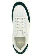Saint Laurent Bicolor Calfskin Low Top Sneakers Saint Laurent