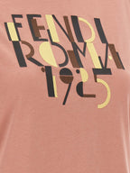 Fendi Multicolor Cotton T-Shirt Fendi