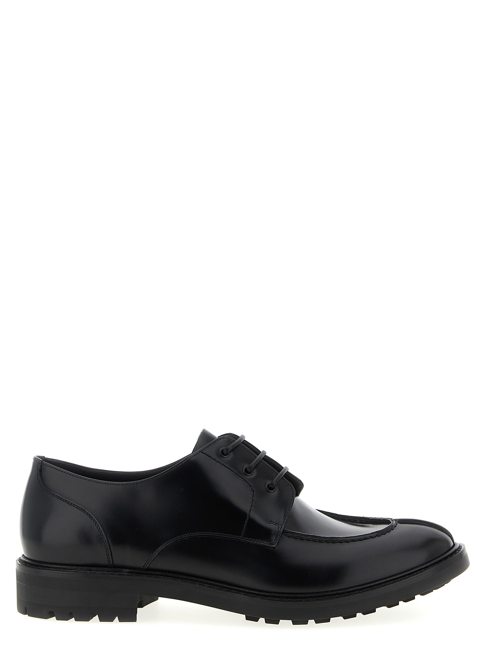 Saint Laurent Black Calfskin Oxfords And Derbies Saint Laurent