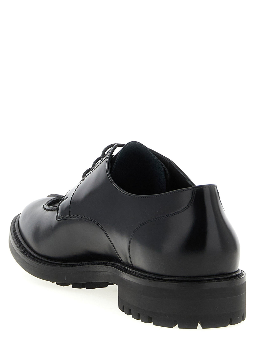 Saint Laurent Black Calfskin Oxfords And Derbies Saint Laurent