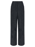 Fendi Blue Cotton High-Waisted Jean Fendi