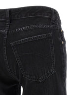 Balenciaga Black Cotton Flared Jeans Balenciaga