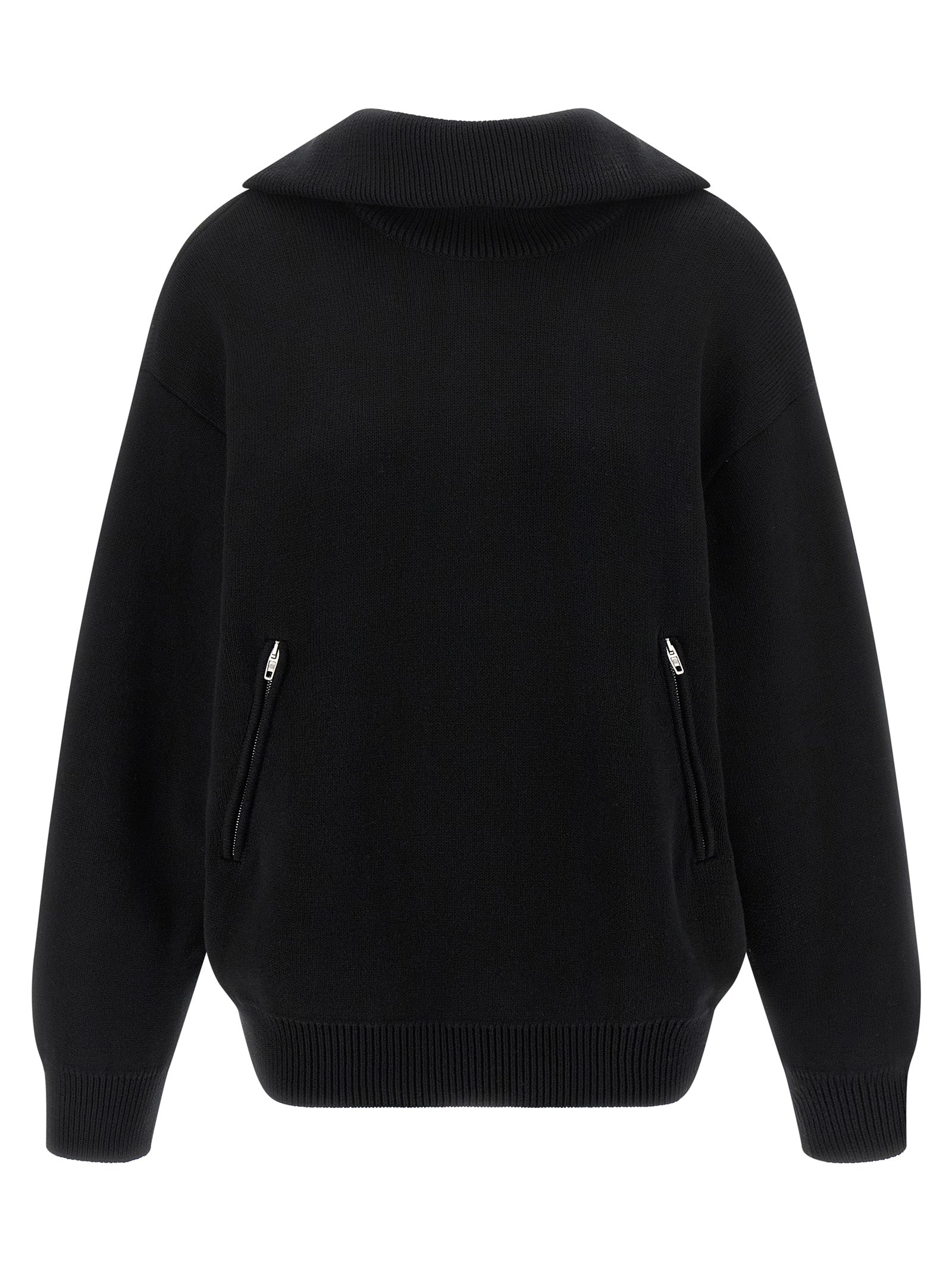 Balenciaga Black Cotton Cardigan Balenciaga
