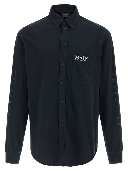 Balenciaga Black Cotton Blouse Balenciaga