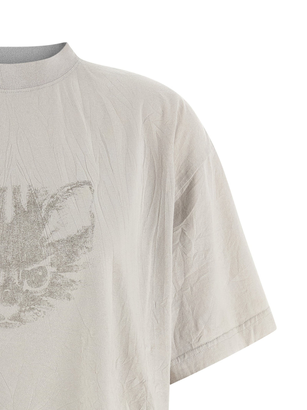 Balenciaga White Cotton T-Shirt Balenciaga