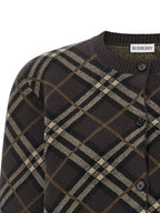 Burberry Brown Wool Cardigan Burberry